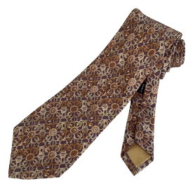 ［中古］Christian Dior クリスチャンディオール ディオール ネクタイ ブランド 小物 スーツ ファッション ビジネス ライトブラウン 茶色 V-TK-03 MONSIEUR シルク 絹 紳士 メンズ