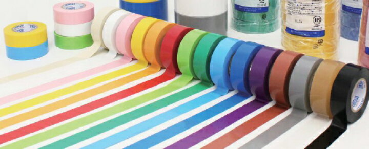 楽天市場 エスロンビニールテープ 19mm 10m 15個までメール便可能 15色からお選びくださいビニールテープ カラーテープ カラービニールテープ セキスイ 工作 キープオン学習イベントショップ