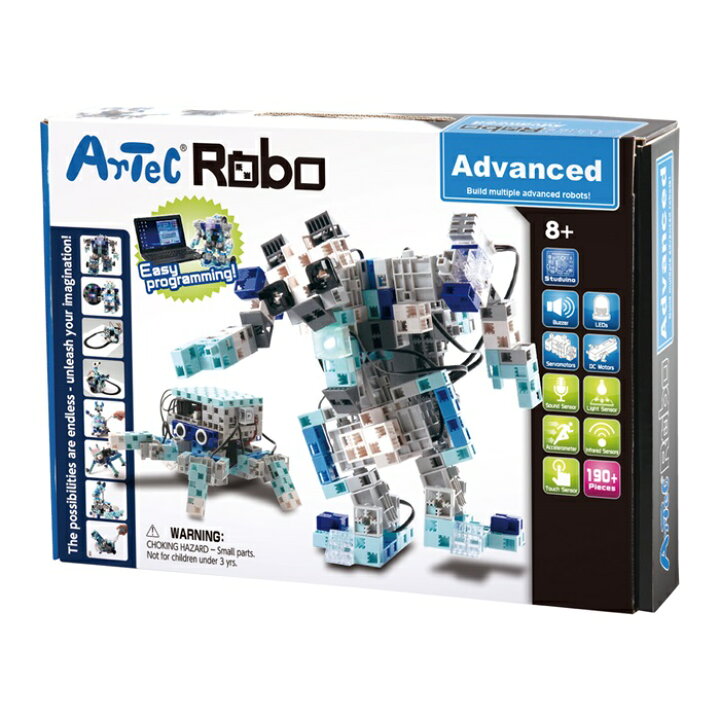 楽天市場】Artecブロックアーテックロボ アドバンスアーテックブロック 