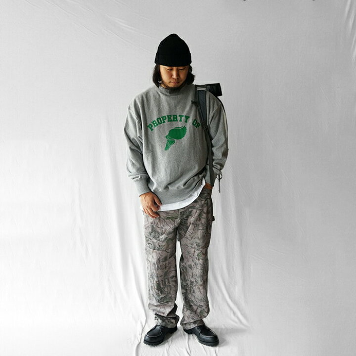 楽天市場】Sanca サンカ スウェット REV.W UNIVERSITY CREW リバース