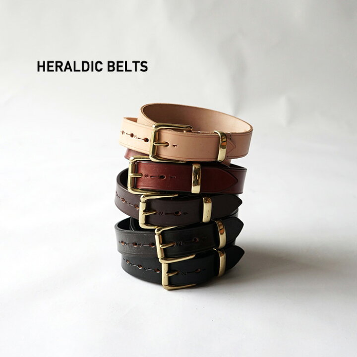 楽天市場】HERALDIC BELTS ヘラルディックベルト メンズ ブランド 