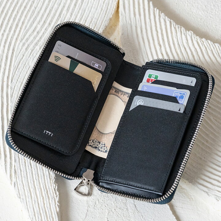楽天市場】【別注商品】ITTI イッチ 財布 姫路黒桟革 グリーン 