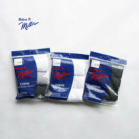 Robert P. Miller ロバートピーミラー タンクトップ 3枚入り メンズ インナー 肌着 下着 3P Panel-rib Tanktop 3P パネルリブタンクトップ 133C リブタンクトップ タイト 細め ホワイト ブラック 無地 アソート ロバート・ピー・ミラー ロバート・P・ミラー 綿 コットン