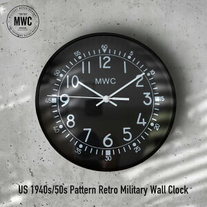v Ǌ| |v  k ~^[EHb`Jpj[ ubN Vv i` rO Q ItBX [NVbv K[W MWC US 1940s/50s Pattern Retro Military Wall Clock bl