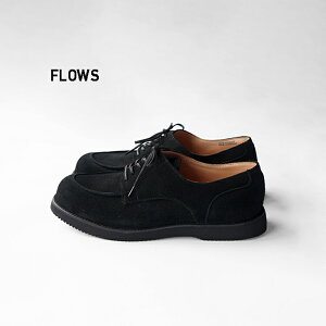 FLOWS �t���[�Y 5EYELET APRON - CALF SEWDE 5�A�C���b�g�G�v���� �J�[�t�X�G�[�h �_�[�r�[�V���[�Y �G�v�����t�����g �X�E�F�[�h ���U�[�V���[�Y �v�C �O�H�� �����Y �V���v�� ������� �u�����h �r