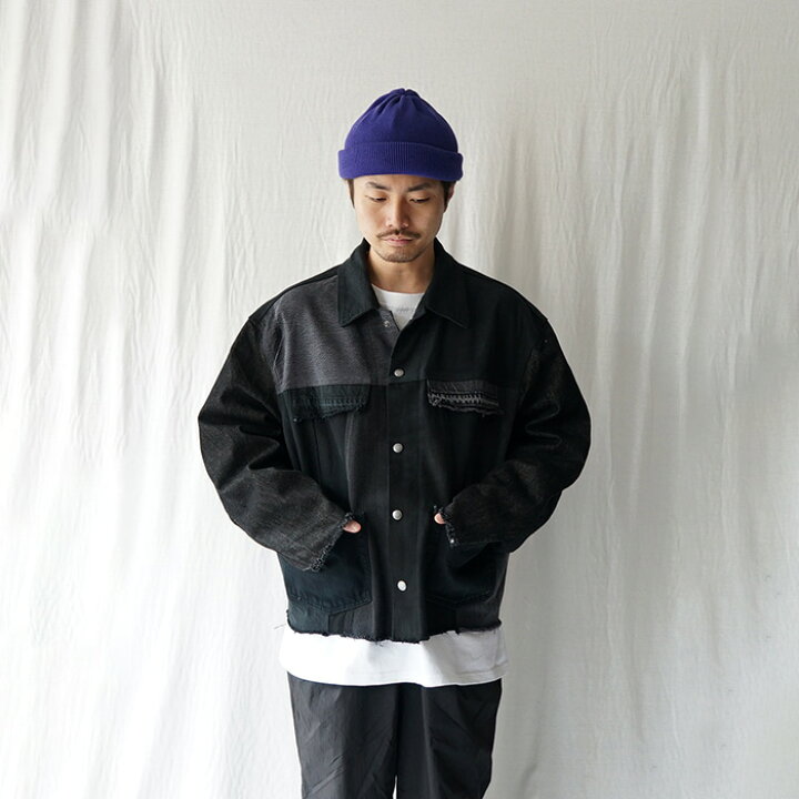 楽天市場】【30%OFFセール】redad レダッド black denim snap jacket 