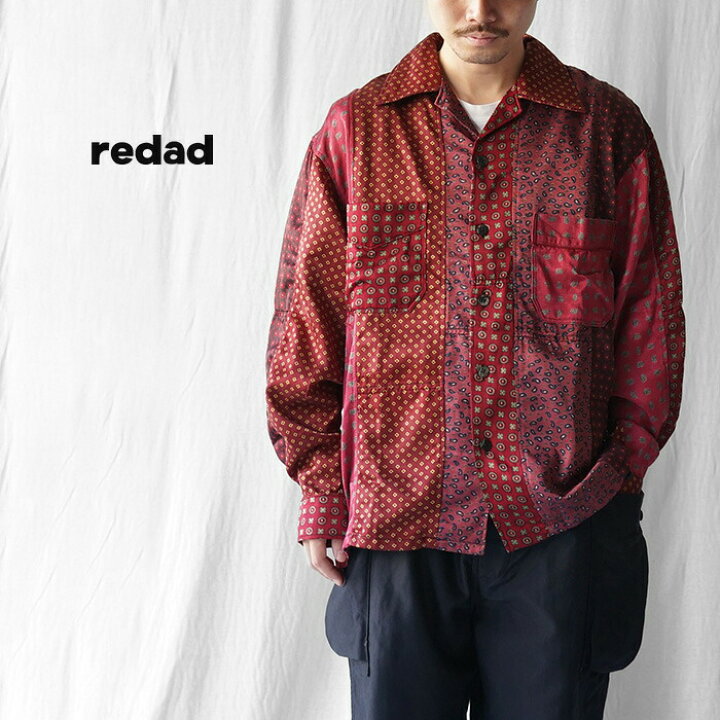 楽天市場】redad レダッド オープンカラーシャツ 開襟シャツ シャツ 