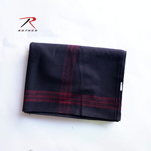 ROTHCO ���X�R �u�����P�b�g �唻 �Ђ��|�� �g���� ������� ���� �E�[�� �傫�� ���O �h�� �L�����v �l�C�r�[ ���F �u�����h �j�� �����Y �A�E�g�h�A NAVY/RED STRIPE WOOL BLANCKET �l�C�r�[/���b�h �X