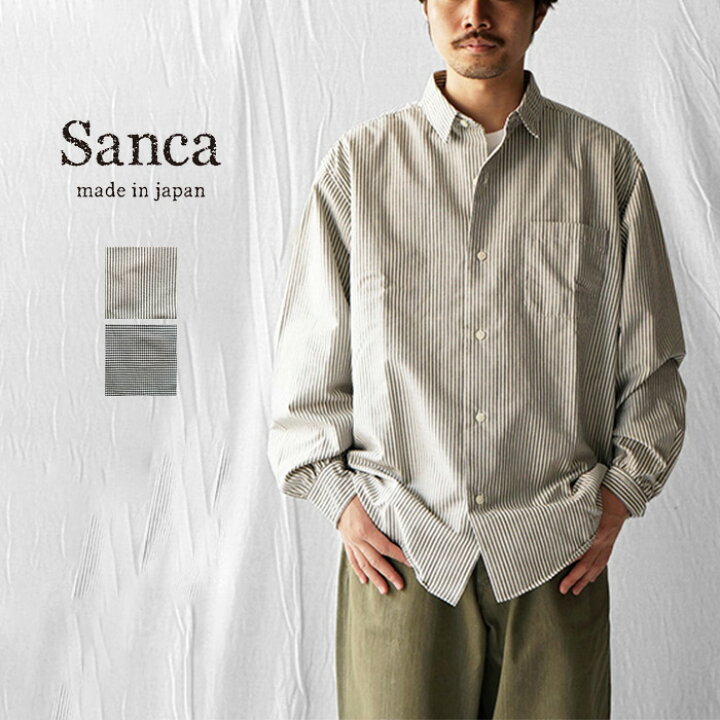 楽天市場】【30%OFFセール】Sanca サンカ シャツ 長袖 長袖シャツ 