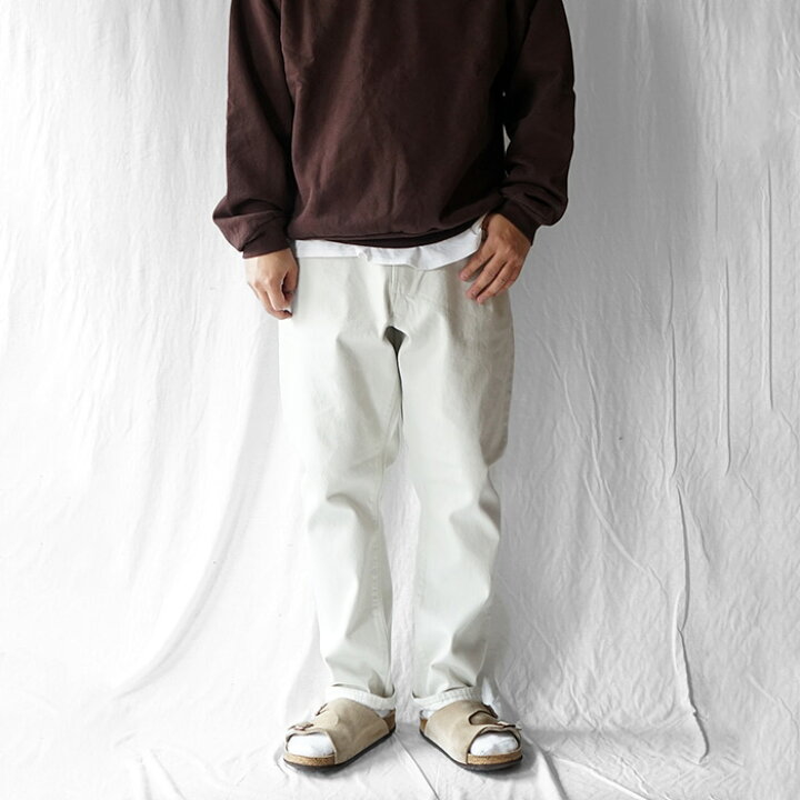 楽天市場】【30%OFFセール】Sanca サンカ IVORY DENIM 5P TAPERED FIT 