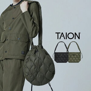 TAION �^�C�I�� Military Down Shoulder Bag ? Soft Shell �~���^���[ �_�E���V�����_�[�o�b�O-�\�t�g�V�F�� TAION-SB01ALSML-1 �В��o�b�O �V�����_�[�o�b�O �X�g�����O�o�b�O 2WAY A3�T�C�Y �J�o�� �o�b�O �w�`