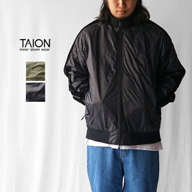【30%OFFセール】TAION タイオン JAPAN SPECIAL TRACK DOWN JACKET ジャパンスペシャル トラックダウンジャケット TAION-JK13JS トラックジャケット アウター リバーシブル おしゃれ ブランド 防寒 Mサイズ Lサイズ XLサイズ メンズ ダークオリーブ ブラック