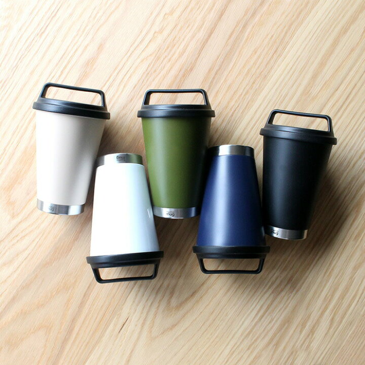 楽天市場 タンブラー 保温 保冷 蓋付き おしゃれ こぼれない サーモマグ オフィス 持ち運び グリップタンブラー Thermo Mug Grip Tumbler G19 35 フタ ふた コップ 水筒 マイタンブラー ホワイト グリーン アイボリー ネイビー ブラック 350ml Kee Shop