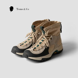 Tomo&Co トモアンドシーオー　Inity Hiker mid -BEIGE TM-KABA-0001 ブーツ ベージュ シューズ スニーカー 革靴 メンズ 26cm 27cm【あす楽対応】