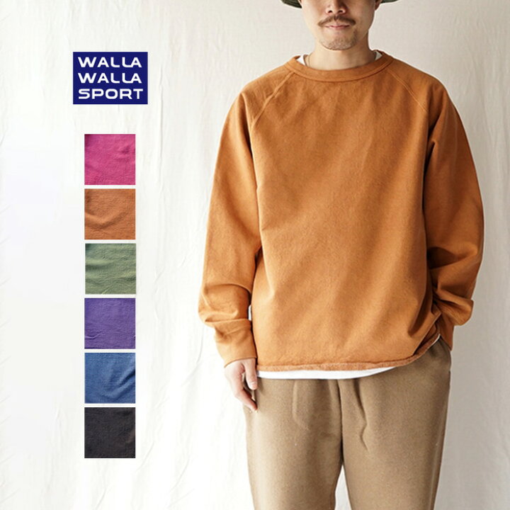楽天市場】WALLA WALLA SPORT ワラワラスポーツ スウェット クルー 
