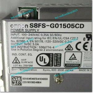 yViKiōzOMRON I S8FS-G01505CD 5VDC 3.0A p XCb`d y6ۏ؁z