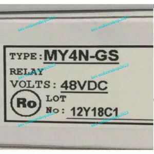 yViKiōz@OMRON/I @MY4N-GS@ ~jp[[@ 48VDC@10Zbg@@yۏ؊6z