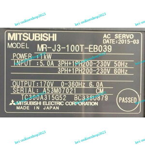 yViKiōzMITSUBISHI OH MR-J3-100T-EB039 T[{Avy6ۏ؁z