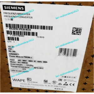 yViKiōzSIEMENS V[X Co[^ 6SL3210-1PE33-0CL0 PM240-2 480V 160kW y6ۏ؁z