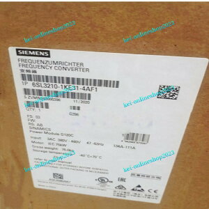 yViKiōzSIEMENS V[X Co[^ 6SL3210-1KE31-4AF1 G120C 480V 75kW y6ۏ؁z