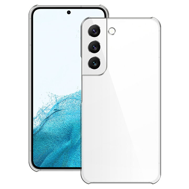 楽天市場】Galaxy S22 ケース クリア 透明 ハードタイプ SCG13 SC-51C 