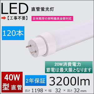 2Nۏؕt 40W`LEDu HsvO[Arbgi1A2jACo[^[i1A2j{̏ƖSΉ d́F20w FL/FLR/FHF40SEX 1198mm 120cmǌ`u 120{