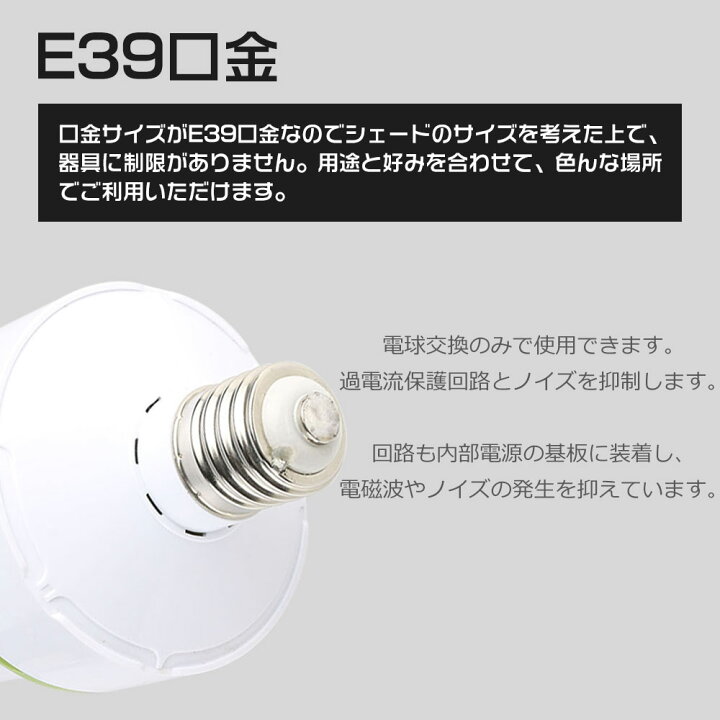 楽天市場】【5個セット】コーン型 LEDライト LED電球 トウモロコシ型 