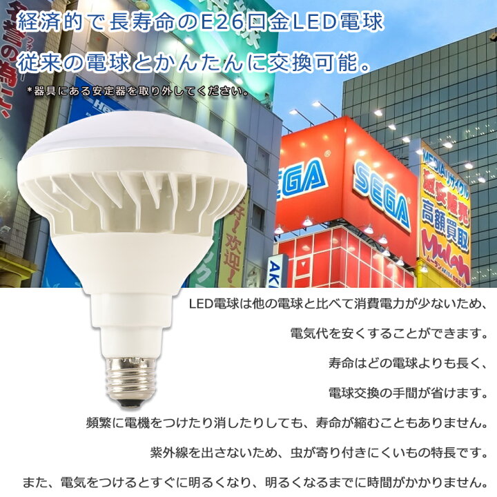 楽天市場】【お得50個】LED電球 LEDビームランプ スポットLED照明 LED 