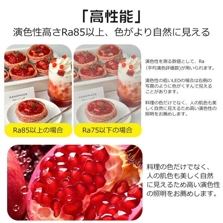 楽天市場】【特売10個SET】超爆光LEDチップ搭載 LEDバラストレスライト 