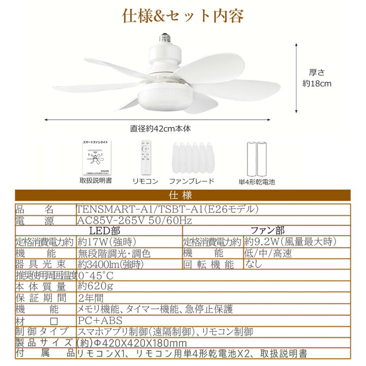 楽天市場】【遠隔操作・アプリ対応】シーリングファンライト 北欧風 