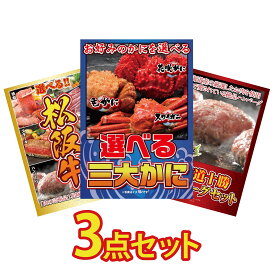 【ポイント10倍★9日から】景品 パネル 目録 3点セット 選べる 蟹 選べる 豪華 松阪牛 北海道 十勝 ハンバーグ ビンゴ 結婚式 二次会 披露宴 会社イベント ゴルフコンペ 忘年会 抽選会