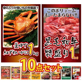 景品 パネル 目録 10点セット 紅ズワイガニ 1kg 黒毛和牛 1kg 選べる 三大ブランド 和牛 松阪牛 肉 唐揚げ 1kg ビンゴ 結婚式 二次会 披露宴 会社イベント ゴルフコンペ 忘年会 抽選会