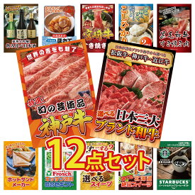 【ポイント10倍★要エントリー】景品 パネル 目録 12点セット 選べる 三大ブランド 和牛 神戸牛 切り落とし 黒毛和牛 すきやき肉 コシヒカリ 2kg 米 宮崎牛 すきやき肉 ビンゴ 結婚式 二次会 披露宴 会社イベント ゴルフコンペ 忘年会 抽選会