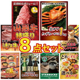 景品 パネル 目録 8点セット 山形牛 1kg 紅ズワイガニ 1kg 近江牛 切落し 北海道 ふりかけ 北海道 ラーメン ビンゴ 結婚式 二次会 披露宴 会社イベント ゴルフコンペ 忘年会 抽選会