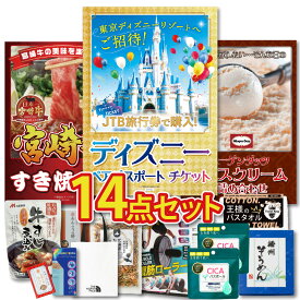 【ポイント10倍★9日から】景品 14点セット 目録 パネル ディズニー ペアチケット ハーゲンダッツ 宮崎牛 肉 ノースフェイス 雑貨 参加賞 ビンゴ 結婚式 二次会 披露宴 会社イベント ゴルフコンペ 忘年会 抽選会