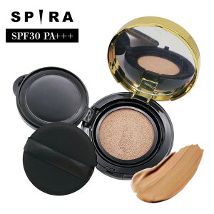SPIRA クッションファンデーション 15g T4582563811188 ファンデ ファンデーション ナチュラルカラー SPF30 PA+++ NMN ナイアシンアミド W幹細胞エキス スピキュール配合 保湿 ハリ ツヤ 化粧品 日本製