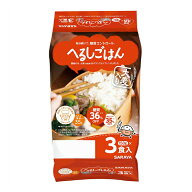 SARAYA(サラヤ）低GI へるしごはん (150g×3パック）T4973512279874 糖質オフ カロリオフ ロカボ 糖質35g…