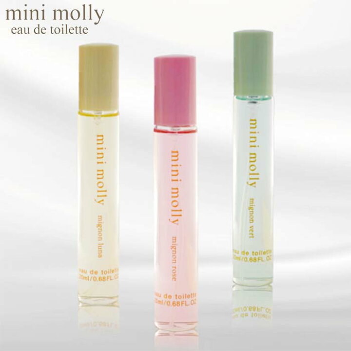 楽天市場】3種展開｜ mini molly オードトワレ ミニョンロゼ  