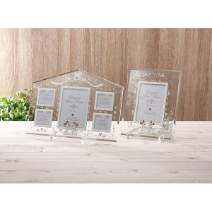 ディズニーブライダルフレーム ファミリー 5窓 フォトフレーム プレゼント 出産祝い 結婚祝い ギフト 贈り物