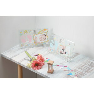 フォトデコムガラスフレーム手形足形(お仕立券) 出産祝い ベビー 赤ちゃん ギフト 贈り物 プレゼント