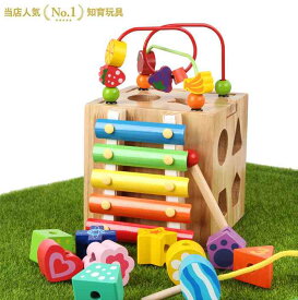 送料無料 知育玩具 おもちゃ 玩具 知育 森のあそび箱 木製 子供 かわいい 1歳 1歳半 2歳 3歳 4歳 5歳 型はめ パズル 音楽 楽器 木琴 プレゼント 5つおもちゃが1つに お部屋が散らからない 木のおもちゃ 型はめ パズル 贈り物 出産祝い 誕生日 男の子 女の子
