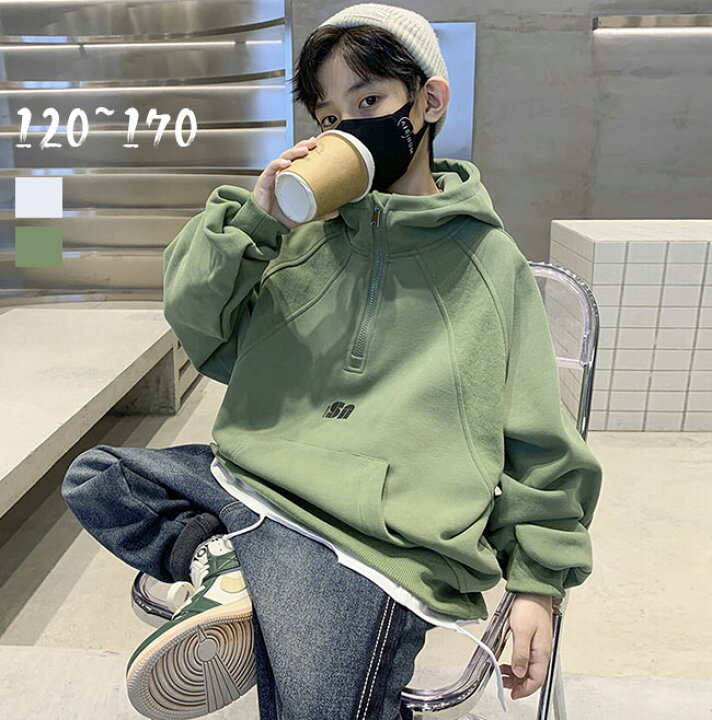 楽天市場】パーカー キッズ 男の子 子供服 プリントパーカー プル  