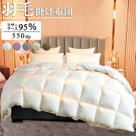 羽毛布団 ポーランド産 羽毛掛け布団 掛け布団 羽毛ふとん マザーグース 95％ 超長綿暖か＆ふっくら感UP …
