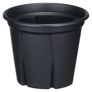 【10月1日~31日まで エントリーでポイント最大10倍】アップルウェアー 根っこつよし 5号 ブラック BK 日本製 スリット入り 植木鉢 プランター 4905980113718 ガーデニング 園芸用品 家庭菜園