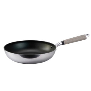 【10月1日~31日まで エントリーでポイント最大10倍】北陸アルミニウム センレンキャストFAN フライパン28cm ガス火専用 日本製 天然木 調理器具 深型 軽量 日本製 ガス火 兼用 フライパン