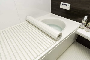 【10月1日~31日まで エントリーでポイント最大10倍】東プレ シャッター風呂ふた WH ホワイト L15 75×150cm用 シャッター バス 軽量 巻きフタ