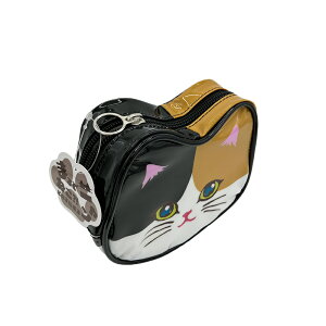 【10月1日~31日まで エントリーでポイント最大10倍】まるで猫!?ニャンこれPVCポーチ ハチワレ/アメショー/三毛猫/黒猫/ラグドール 小物入れ ビニールポーチ かわいい ネコグッズ プレ