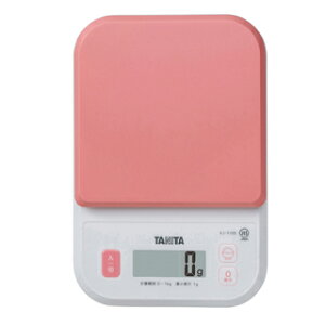 【10月1日~31日まで エントリーでポイント最大10倍】タニタ デジタルクッキングスケール ピンク 4904785716384 ダイエット デジタル スリム