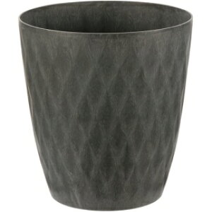 【10月1日~31日まで エントリーでポイント最大10倍】リッチェル ラピス ポットカバー 10 ダークグレー 4945680700467 園芸用品 ガーデニング用品 鉢 植木鉢 シンプル おしゃれ