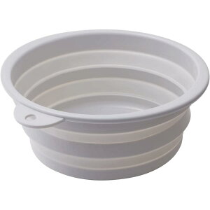 【10月1日~31日まで エントリーでポイント最大10倍】(株)伊勢藤 ソフトタブ GY グレー バケツ 折りたたみ 多用途 つけ置き洗い